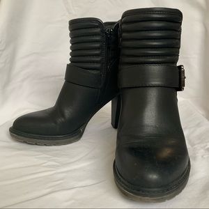 Heeled Ankle Moto Boots | SZ 7.5 |